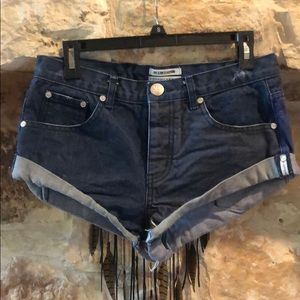 One teaspoon bandits two tone shorts